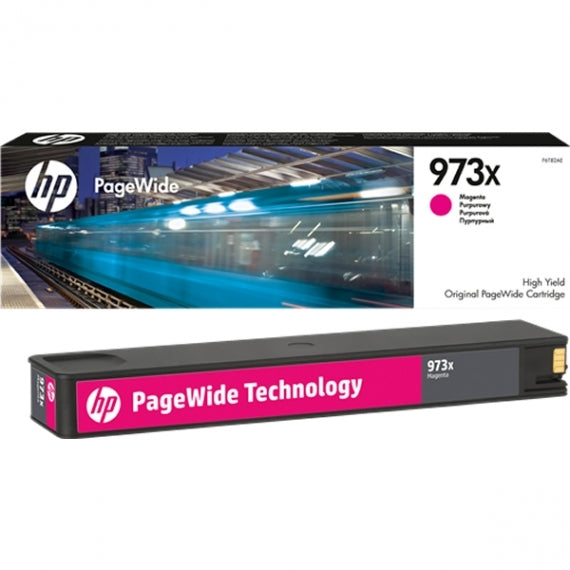 Cartucho tinta hp original cartridge nº 973x magenta pagewide f6t82ae