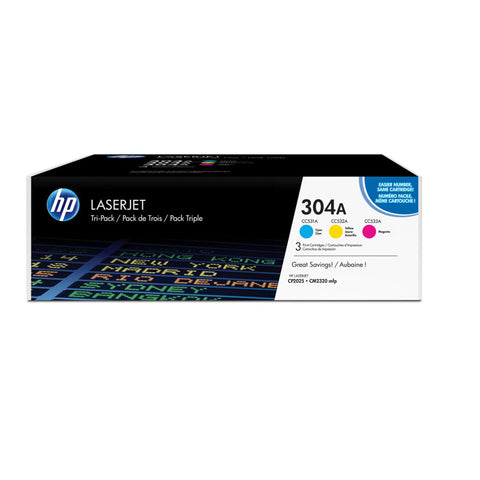 Multipack toner hp 304a cian magenta amarillo