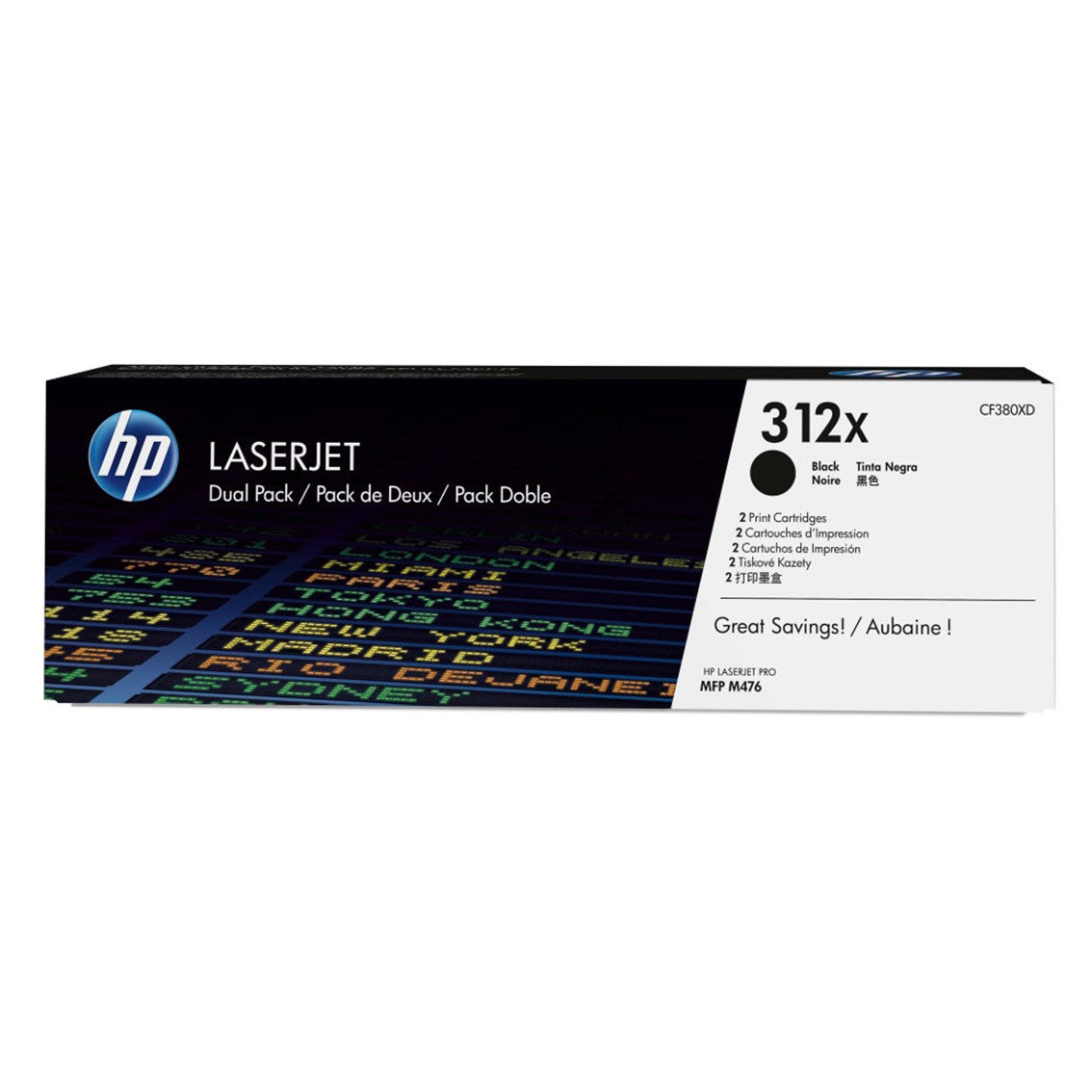 Toner hp 312x negro