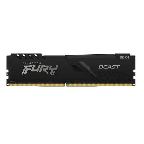 Memoria ram ddr4 32gb 2x16gb kingston - 3200mhz - pc4 - 25600 - fury beast - negro