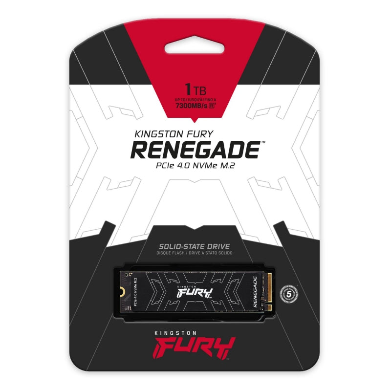 Disco duro interno ssd kingston fury renegade 1tb nvme pcie 4.0