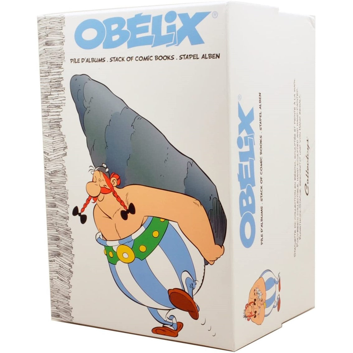 Figura plastoy asterix y obelix obelix menhir de comics