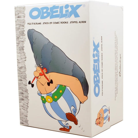 Figura plastoy asterix y obelix obelix menhir de comics