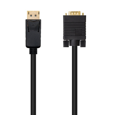 Cable displayport a vga nanocable 2m negro -  macho - macho