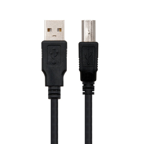 Cable usb tipo a a usb tipo b nanocable 4.5m negro -  macho - macho