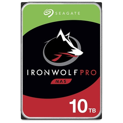 Disco duro interno hdd seagate ironwolf pro nas st10000ne000 10tb 3.5pulgadas 7200rpm -  256mb -  sata 6gb - s