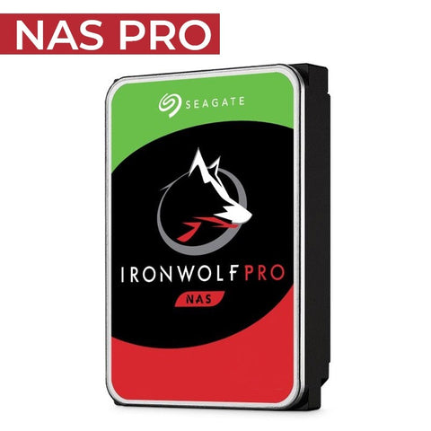 Disco duro interno hdd seagate ironwolf pro nas st10000ne000 10tb 3.5pulgadas 7200rpm -  256mb -  sata 6gb - s