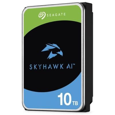 Disco duro interno hdd seagate skyhawk ai st10000ve001 10tb 3.5pulgadas 7200rpm -  256mb -  sata3