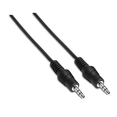 Cable audio estereo jack 3.5mm nanocable 1.5m negro -  macho - macho