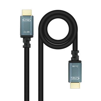 Cable hdmi 2.1 nanocable 8k 3m - macho - macho