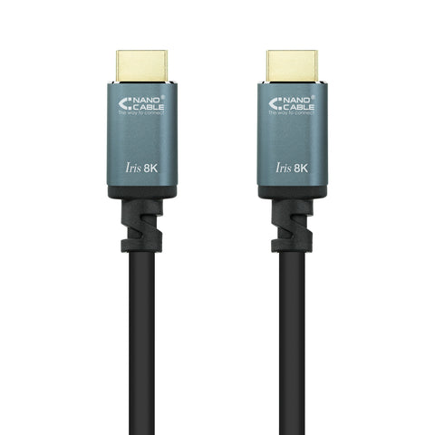 Cable hdmi 2.1 nanocable 8k 3m - macho - macho