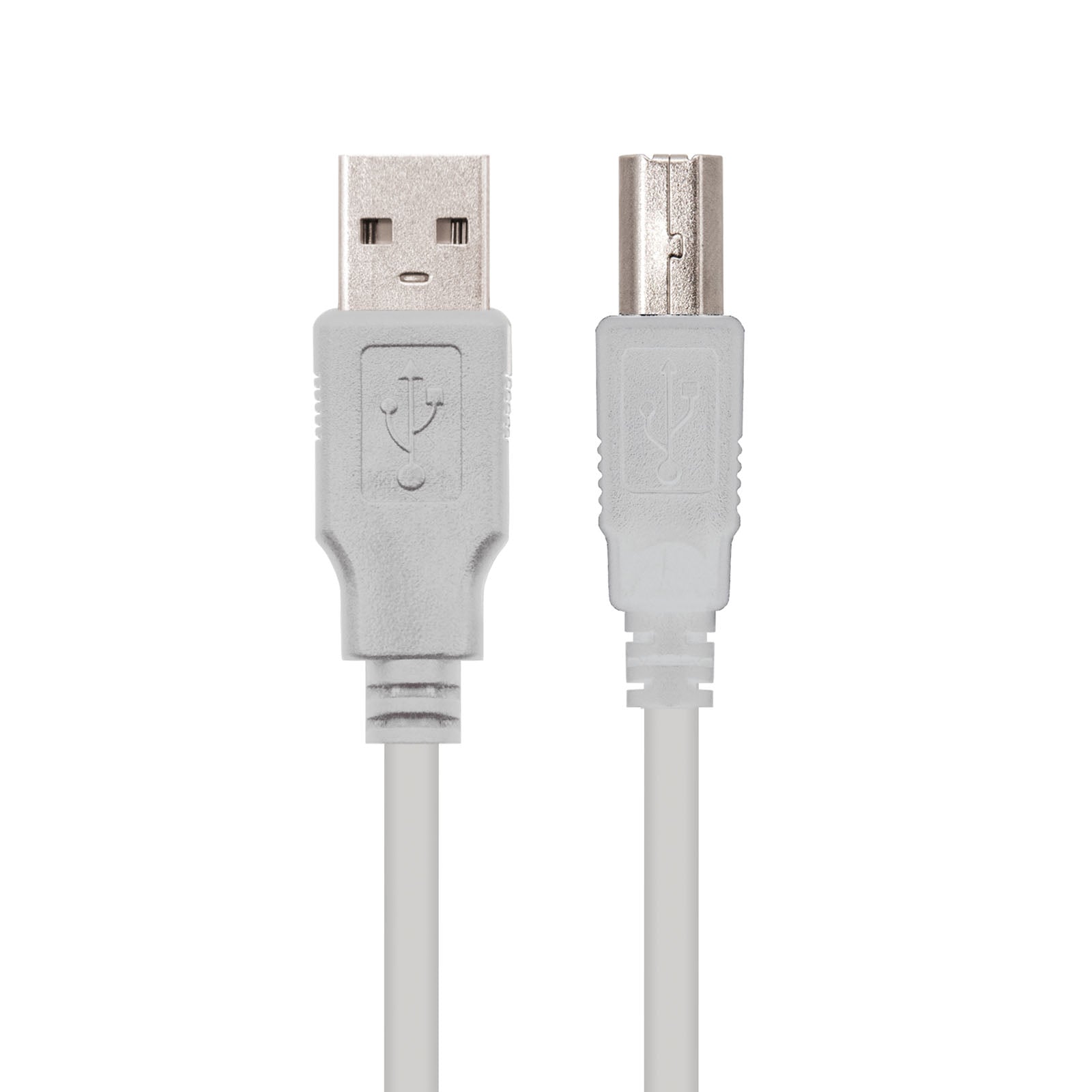 Cable usb 2.0 tipo a a usb tipo b nanocable 3m beige macho - macho