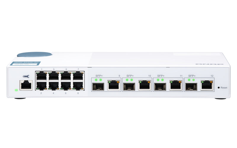 Switch qnap qsw - m408 - 4c l2 4x10gbe 8xgbe