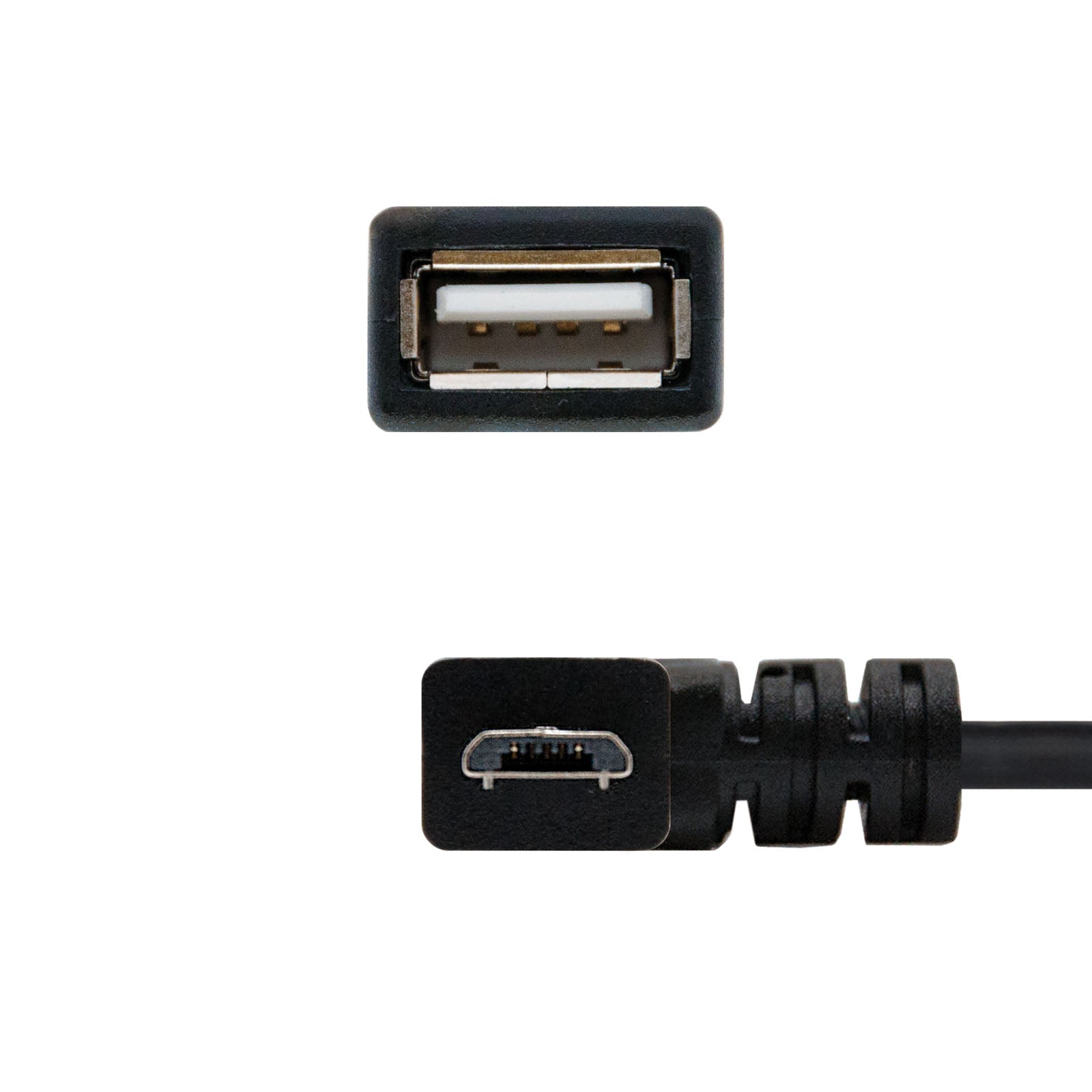 Cable otg nanocable usb 2.0 a micro usb 15cm -  macho - hembra