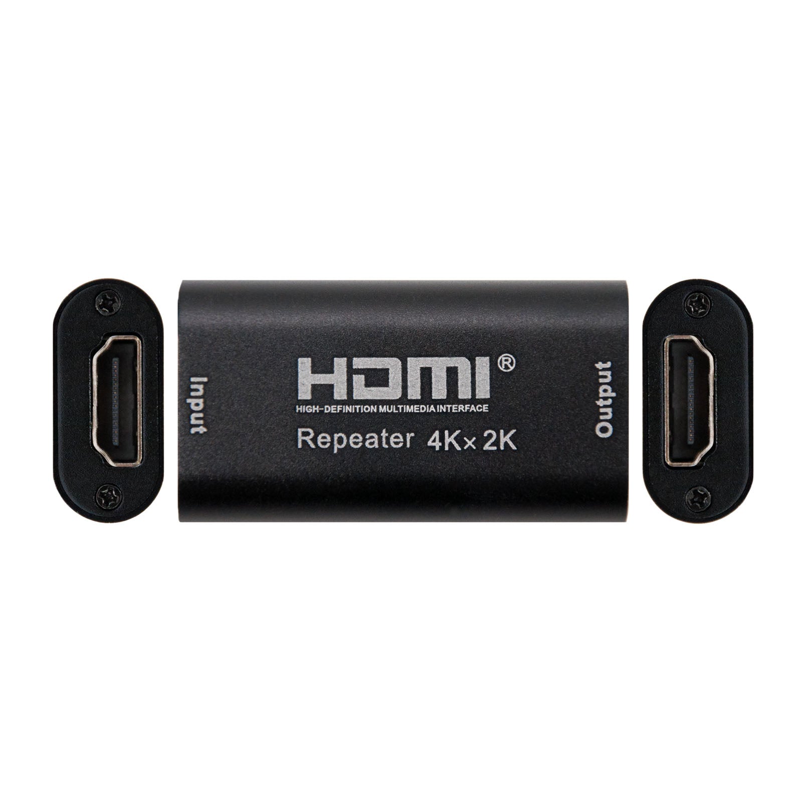 Repetidor hdmi nanocable hembra - hembra -  negro