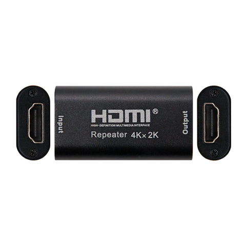 Repetidor hdmi nanocable hembra - hembra -  negro