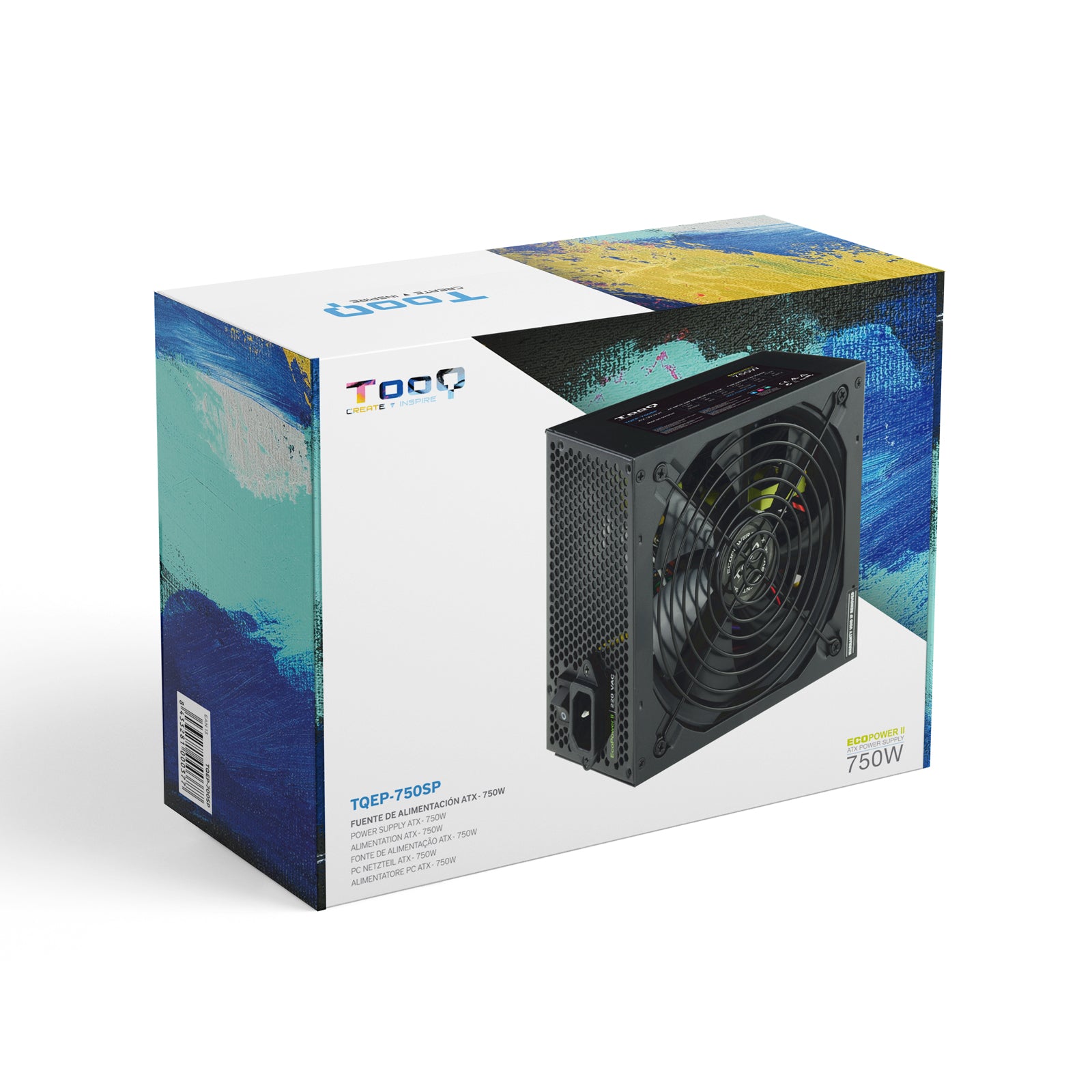 Fuente alimentacion tooq tqapolo - 750sp atx 750w