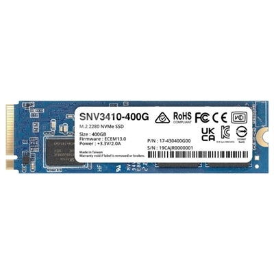 Disco duro interno ssd synology snv3410 - 400g 400gb m.2 nvme pci express 3.0