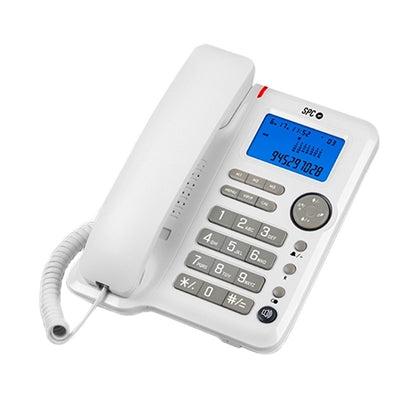 Telefono fijo spc office id blanco mute -  8 melodias -  tecla r -  3 memorias directas