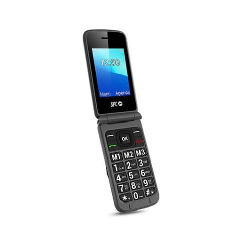 Telefono movil spc stella 2 titanium tipo tapa - dual sim -  2.4pulgadas -  radio -  bluetooth -  boton sos