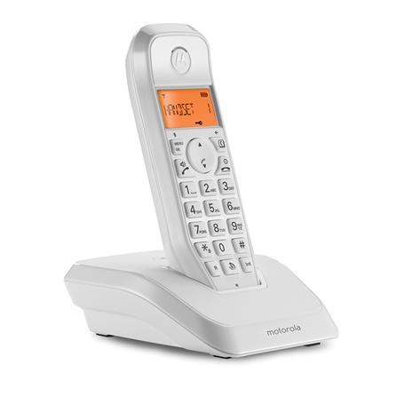 Telefono motorola s1202 wireless inalambrico duo blanco