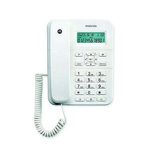 Telefono motorola ct202 blanco con display