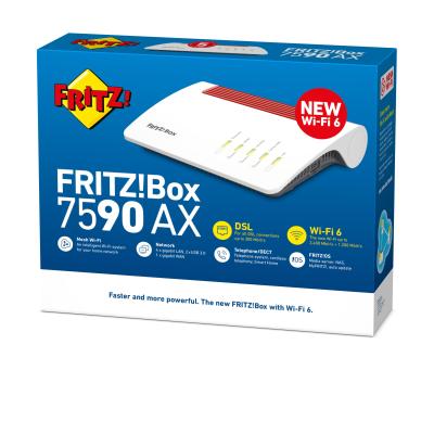 Router wifi 6 fritz! box 7590 ax mesh