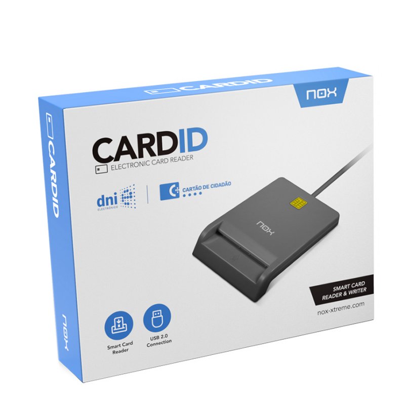 Lector de tarjeta nox nxlitecardid usb