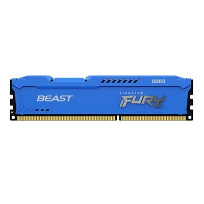 Memoria ram ddr3 8gb kingston - 1600mhz - pc4 - 28800 - fury beast - azul