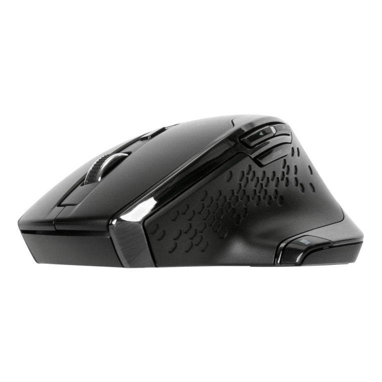 Mouse raton ergonomico targus bluetrace wireless inalambrico antimicrobiano negro