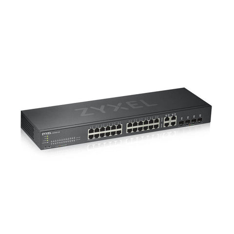 Switch 28 puertos zyxel smart managed serie gs 24 puertos gigabit ethernet + 4 puertos sfp