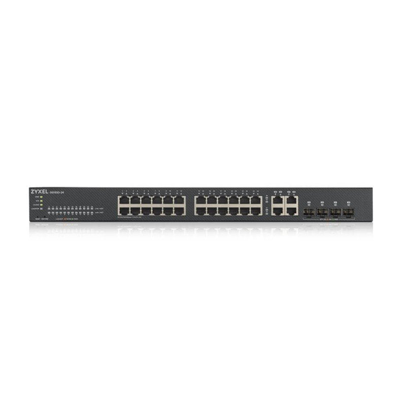 Switch 28 puertos zyxel smart managed serie gs 24 puertos gigabit ethernet + 4 puertos sfp