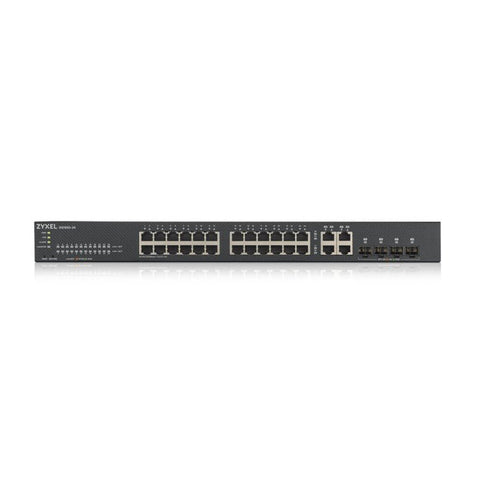 Switch 28 puertos zyxel smart managed serie gs 24 puertos gigabit ethernet + 4 puertos sfp