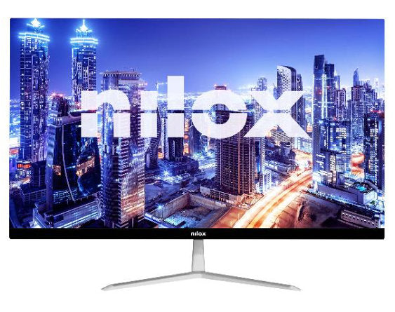 Monitor nilox nxm24fhd01 23.8pulgadas led fhd hdmi vga negro plata