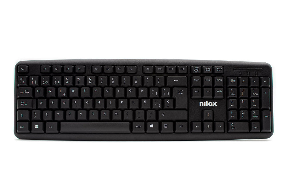 Teclado nilox usb negro