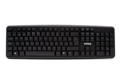 Teclado nilox usb negro