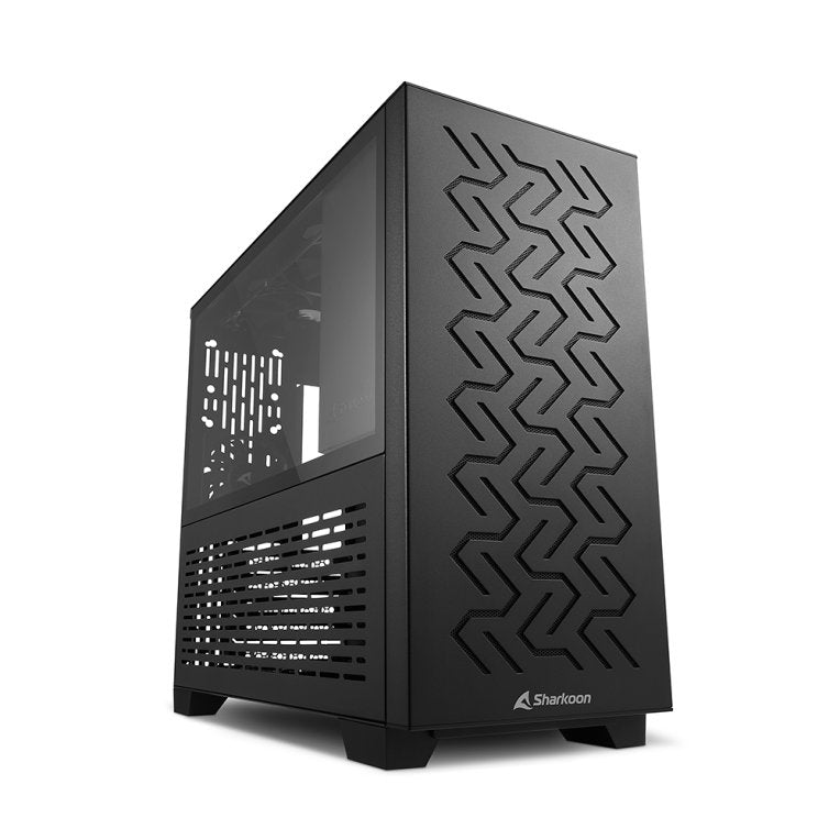 Caja ordenador gaming sharkoon ms - z1000 matx 2 x usb3.0 sin fuente negro