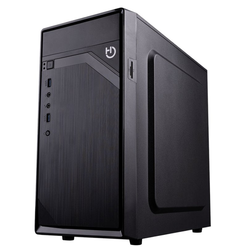 Caja ordenador hiditec cha010032 micro atx q2 pro 2 x usb 3.0