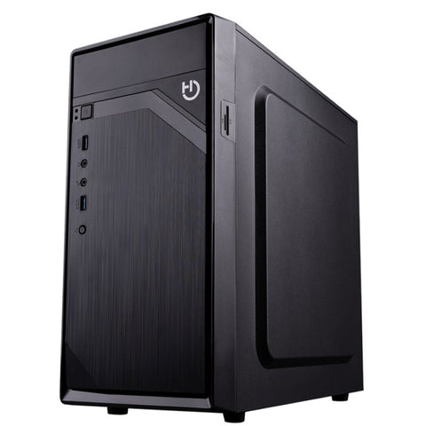 Caja ordenador hiditec cha010032 micro atx q2 pro 2 x usb 3.0