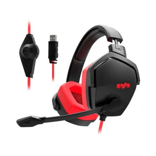 Auriculares micro gaming energy sistem esg4 7.1 red supraural -  50mm -  usb -  multiplataforma