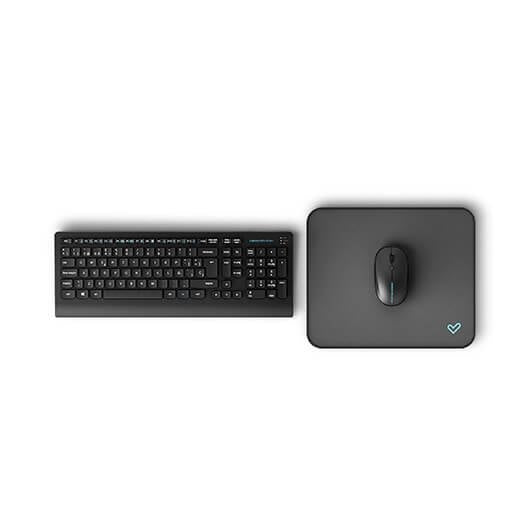 Teclado + raton energy sistem office set silent negro wireless -  104 teclas -  1600 dpi -  6 botones -  usb