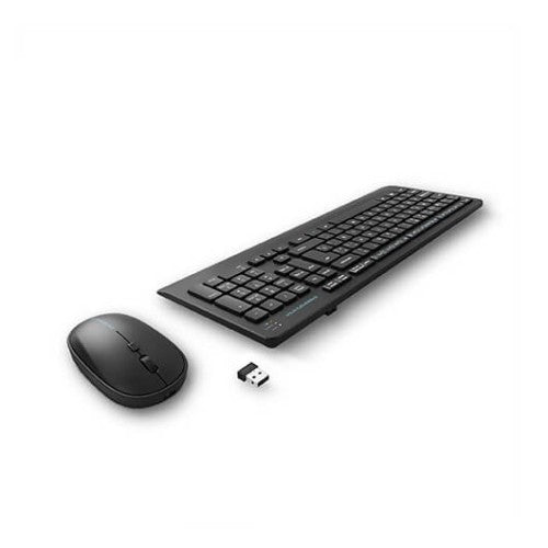 Teclado + raton energy sistem office set silent negro wireless -  104 teclas -  1600 dpi -  6 botones -  usb