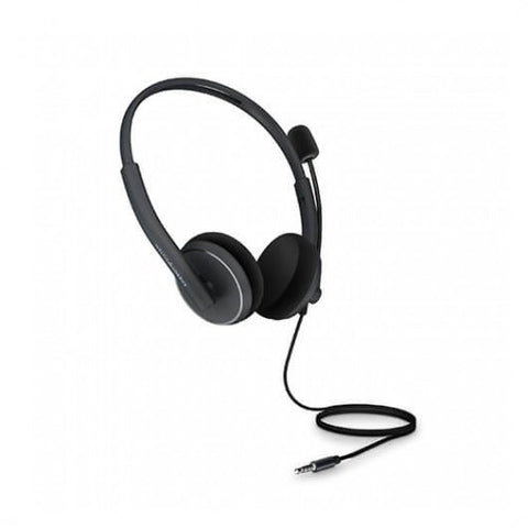 Auriculares micro energy sistem office 2 anthracite supraural -  30mm -  cable 150cm -  jack 3.5mm -  antipop -  20hz