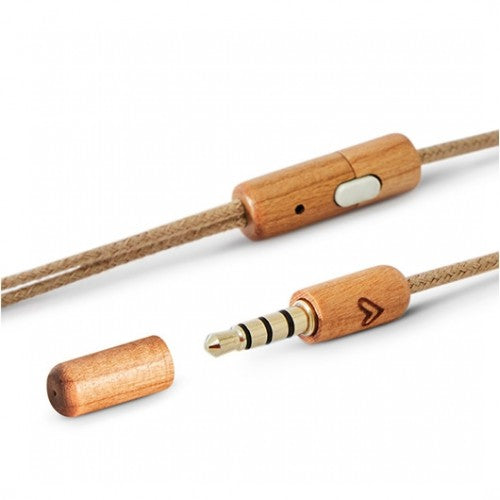 Auriculares micro energy sistem eco cherry wood eco cherry wood -  jack 3.5mm -  20hz -  cable 120cm
