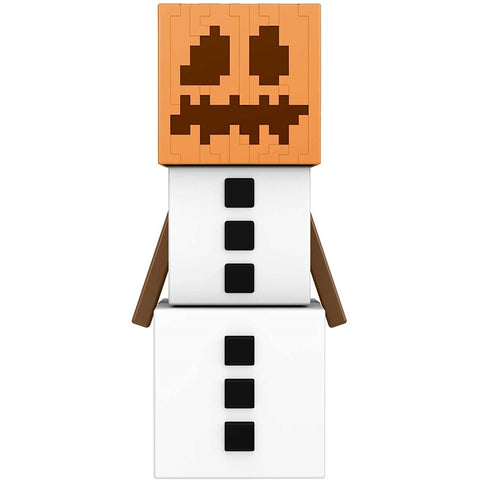 Figura mattel minecraft golem de nieve accesorios