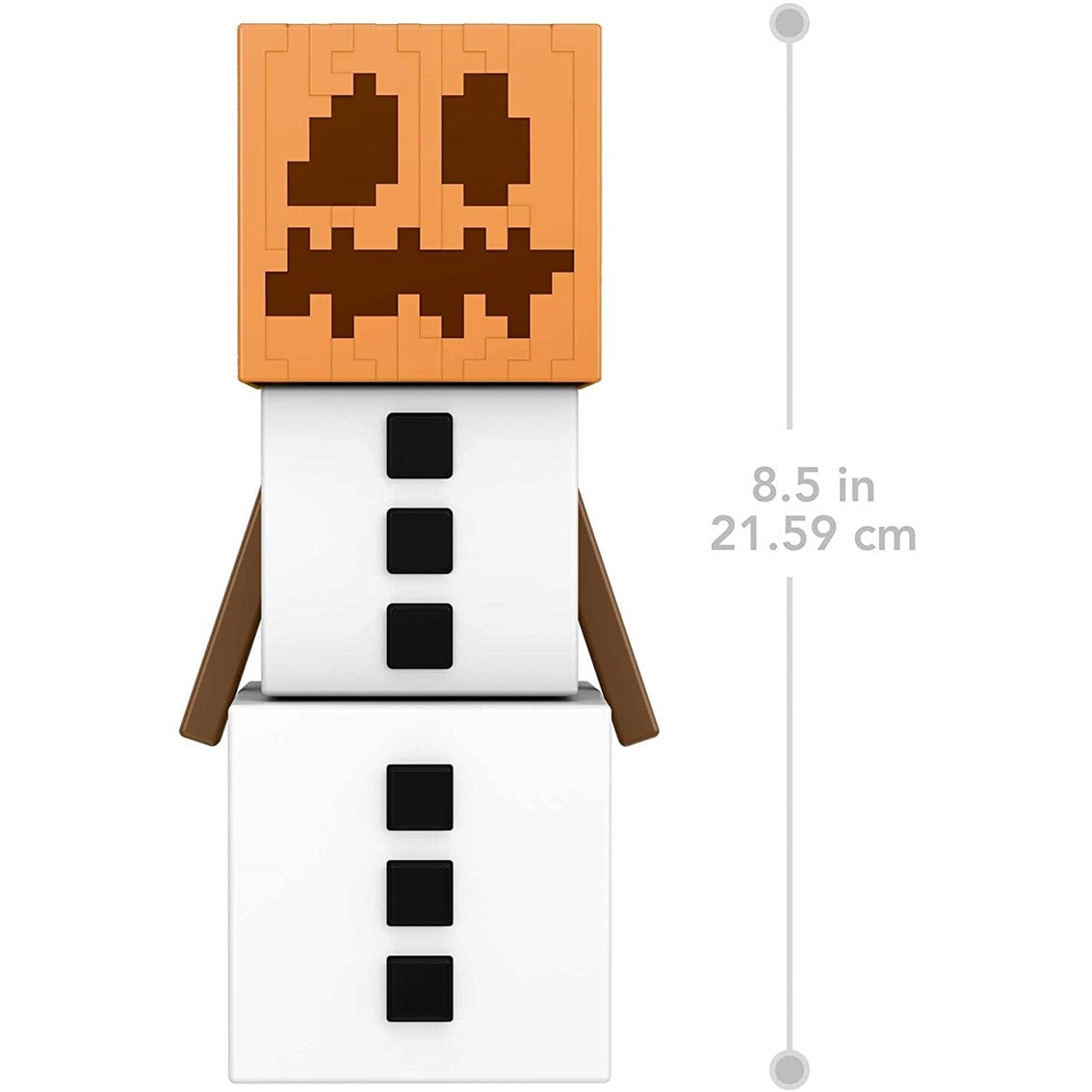 Figura mattel minecraft golem de nieve accesorios