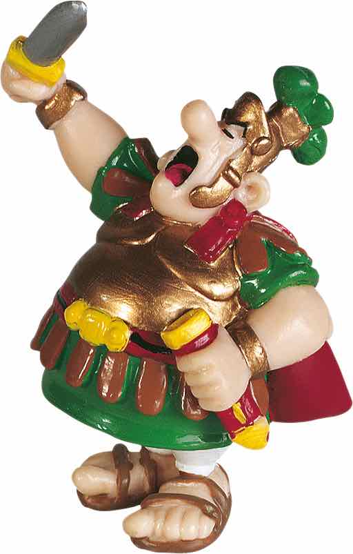 Figura plastoy asterix & obelix centurion romano con espada pvc