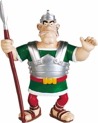 Figura plastoy asterix & obelix legionario romano con lanza pvc