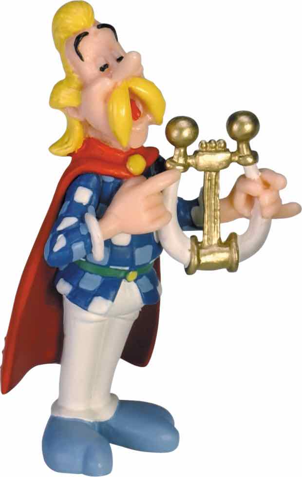 Figura plastoy asterix & obelix asuranceturix el bardo pvc