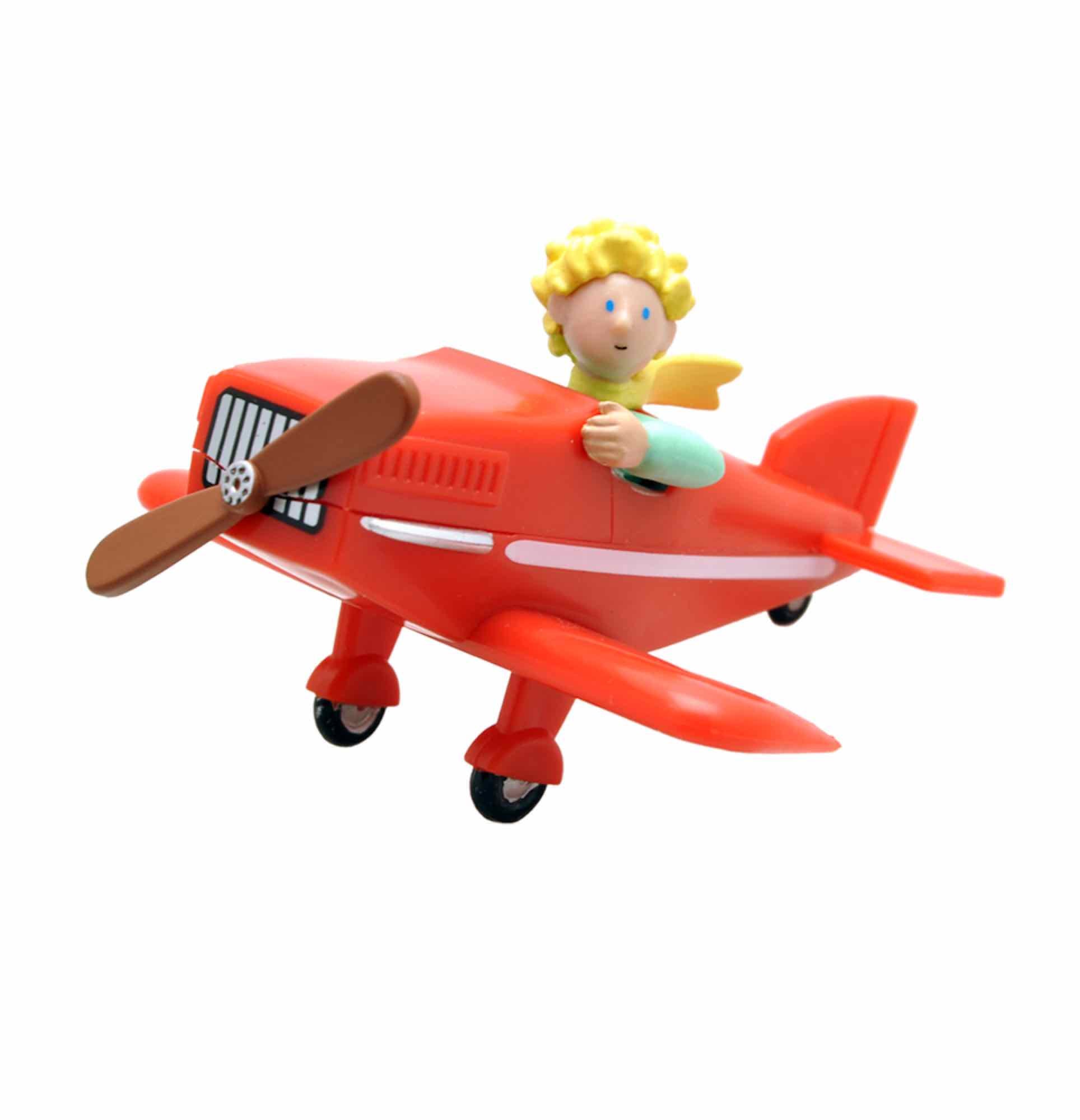 Figura plastoy series tv el principito principito en su avion pvc